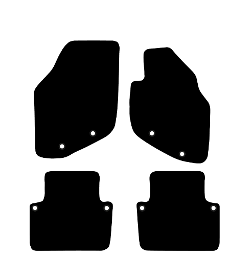 Volvo S80 (1973-2003) Car Mats Mat Shape