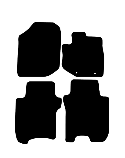Honda Jazz (2008-2011) Car Mats Mat Shape