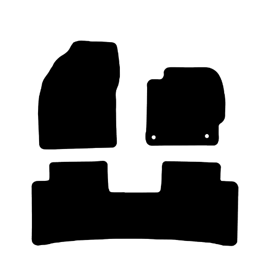 Toyota Prius (2012-2016) Car Mats (Taxi Version) Mat Shape
