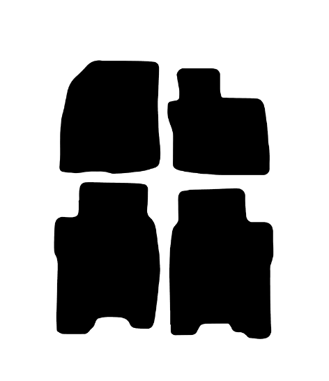 Honda Civic (2006-2008) Car Mats (3 Door) Mat Shape