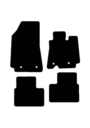 Renault Arkana (2021-2024) Car Mats Mat Shape