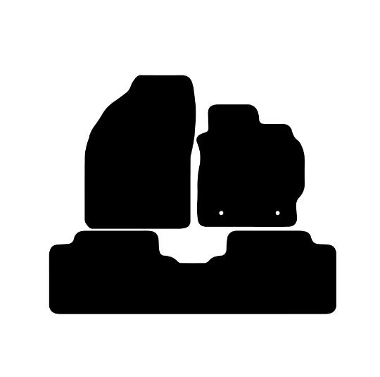 Toyota Auris (2007-2013) Car Mats (1 Piece Rear Mat) Mat Shape