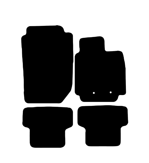 Renault Clio Hatchback (2006-2012) Car Mats Mat Shape