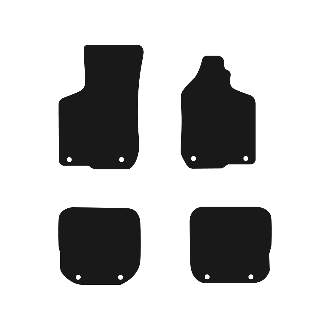 Audi A3 1996-2002 (All Clips) Car Mats Mat Shape