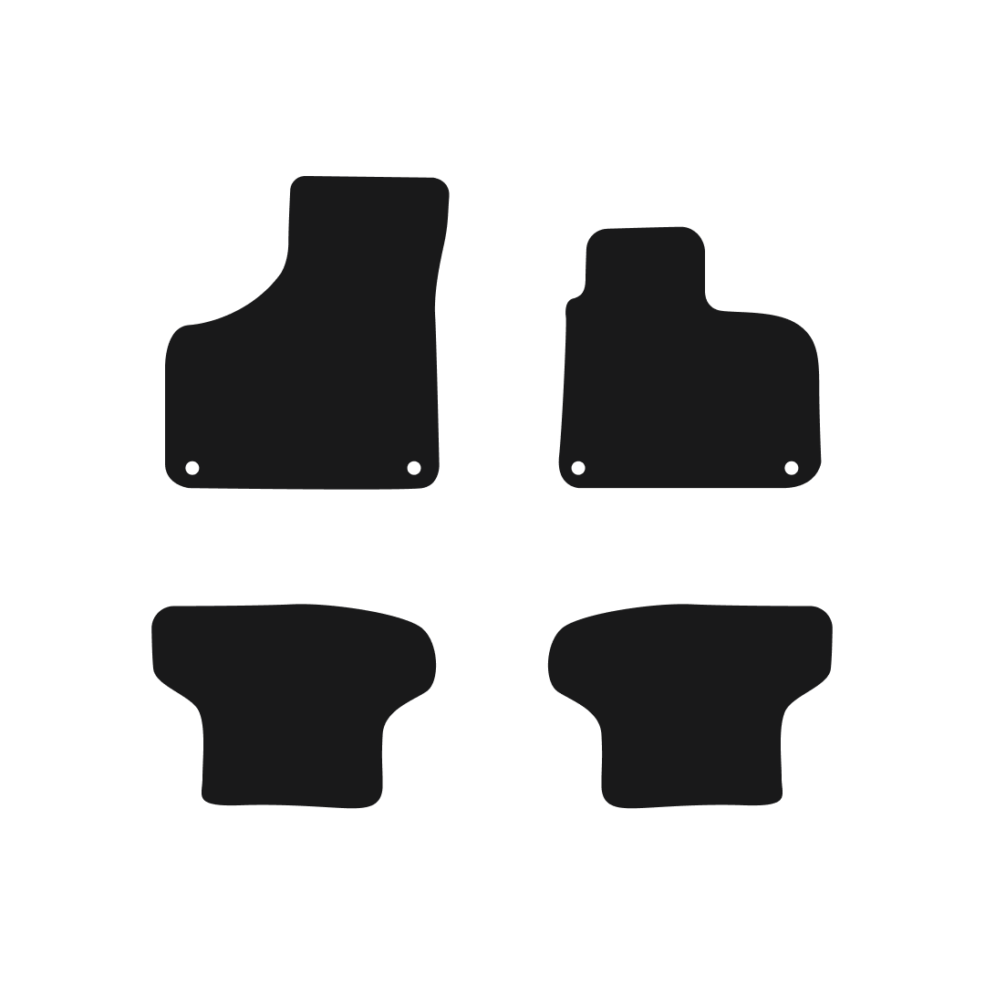 Audi A3 Automatic 2003-2012 Car Mats Mat Shape