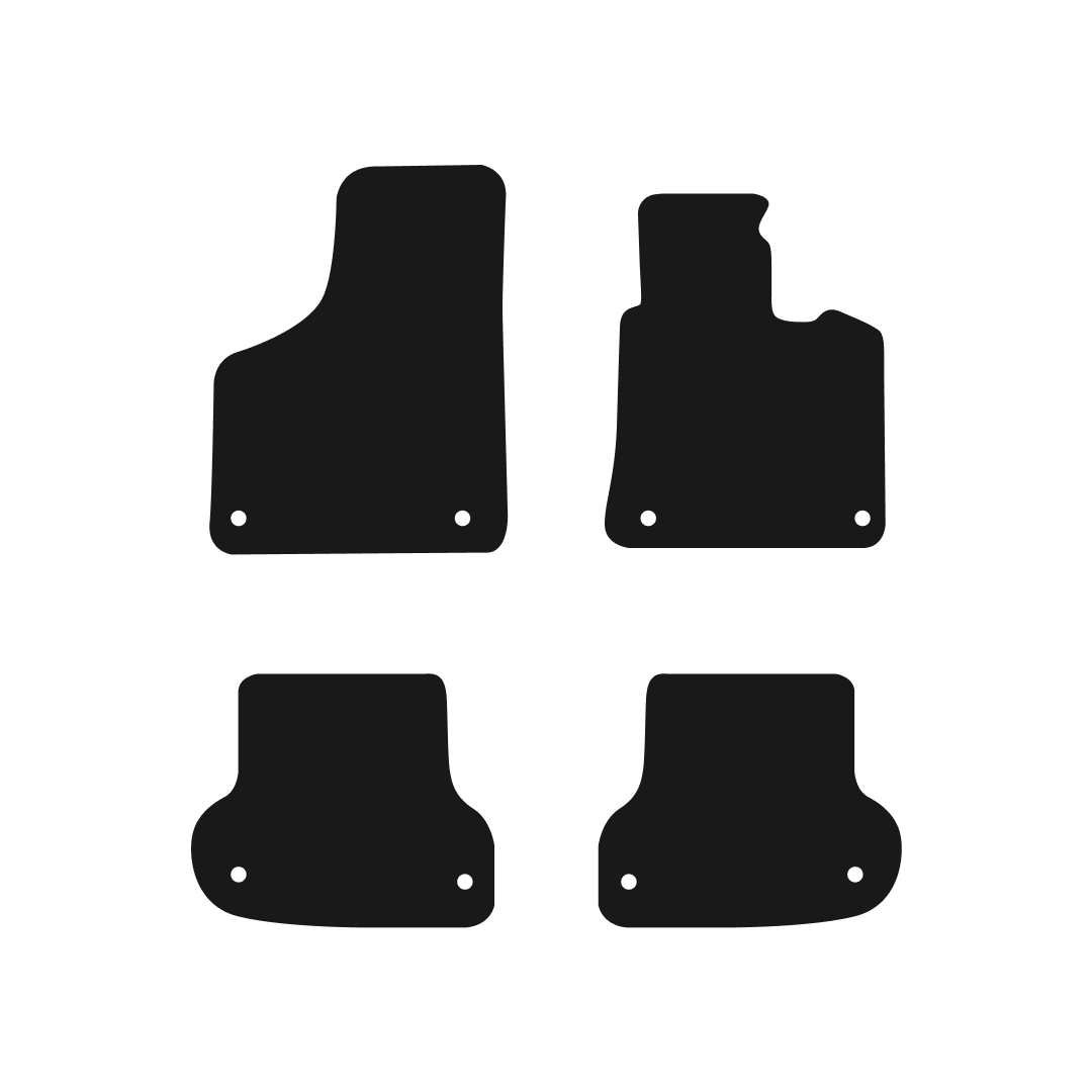 Audi A3 & S3 Sportback (5dr) 2004-2013 Car Mats Mat Shape