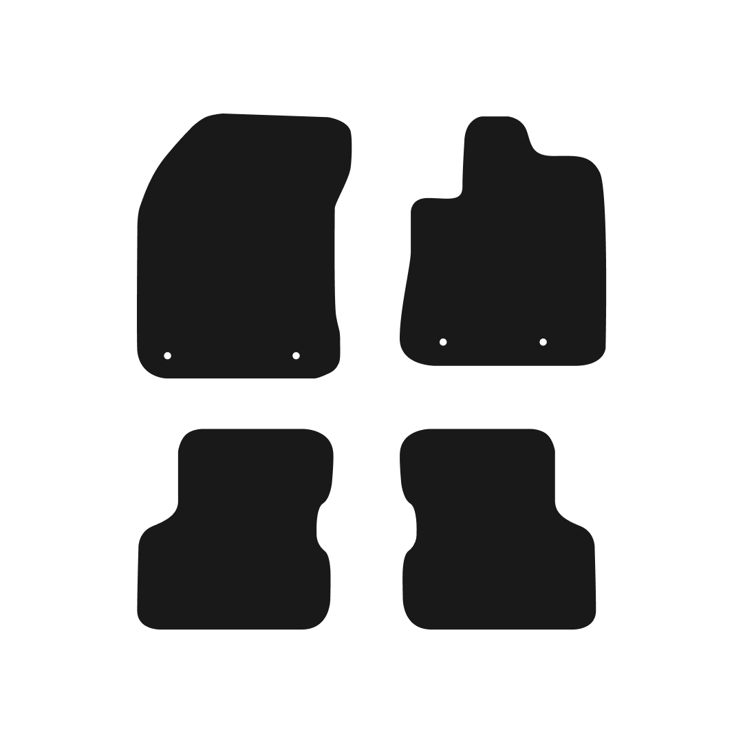 Alfa Romeo Giulietta (2016-2024) Car Mats (Automatic) Mat Shape