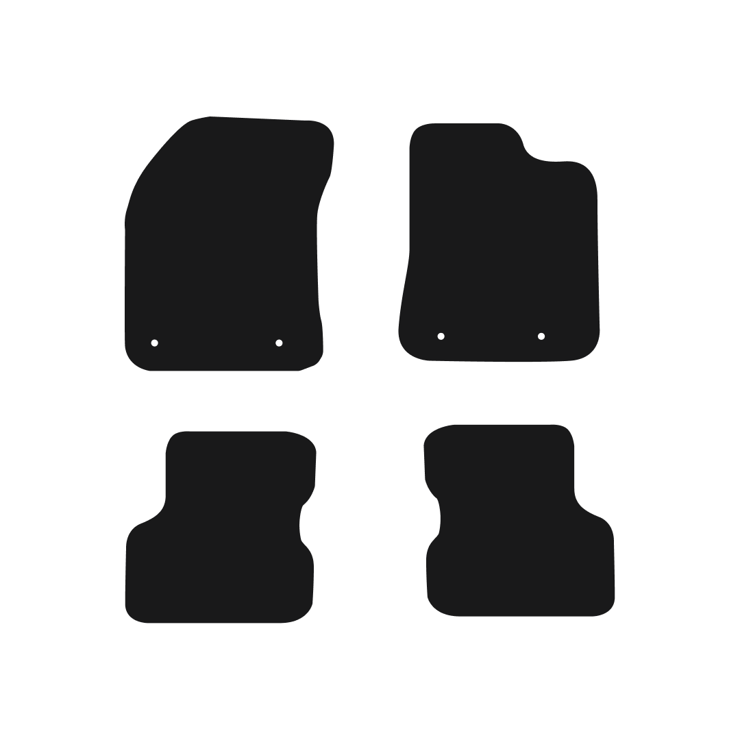 Alfa Romeo Giulietta (2016-2024) Car Mats (Manual) Mat Shape