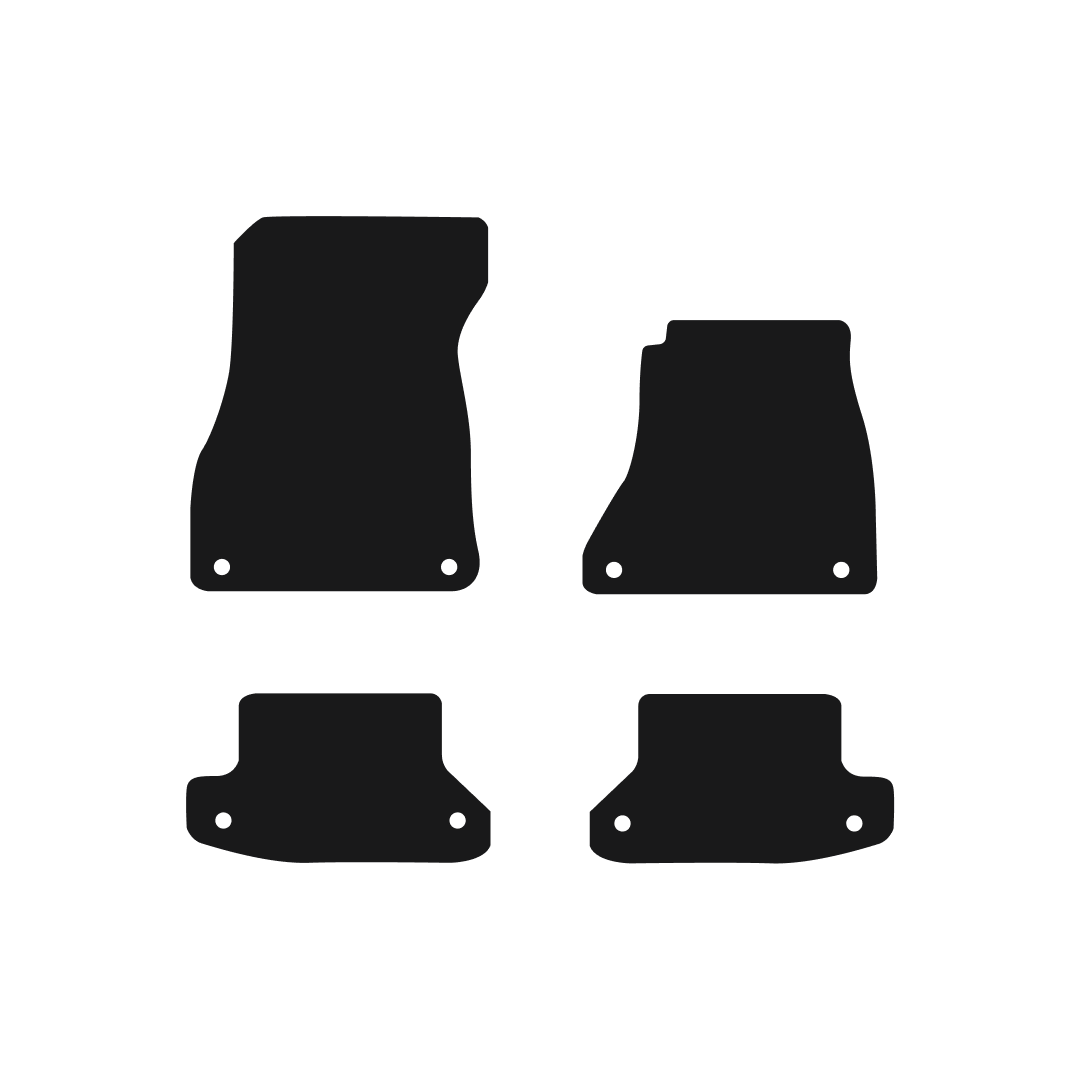 Audi A5 Coupe (2017-2025) Car Mats Mat Shape