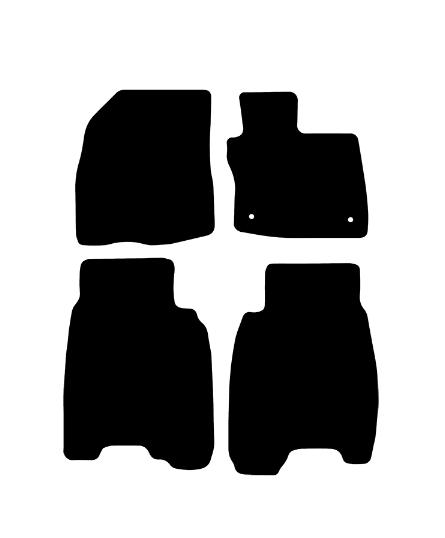 Honda Civic (2006-2008) Car Mats (3 & 5 Door Oval Clips) Mat Shape