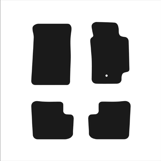 Toyota Avensis (1997-2002) Car Mats Mat Shape