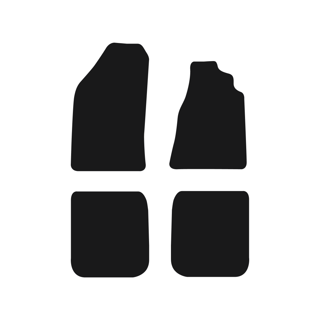 Audi 80 (MK B4) (1991-1996) Car Mats (No Clips) Mat Shape