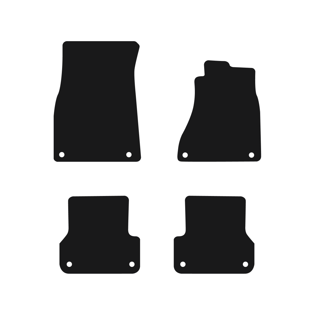 Audi A6 (2011-2018) Car Mats Mat Shape