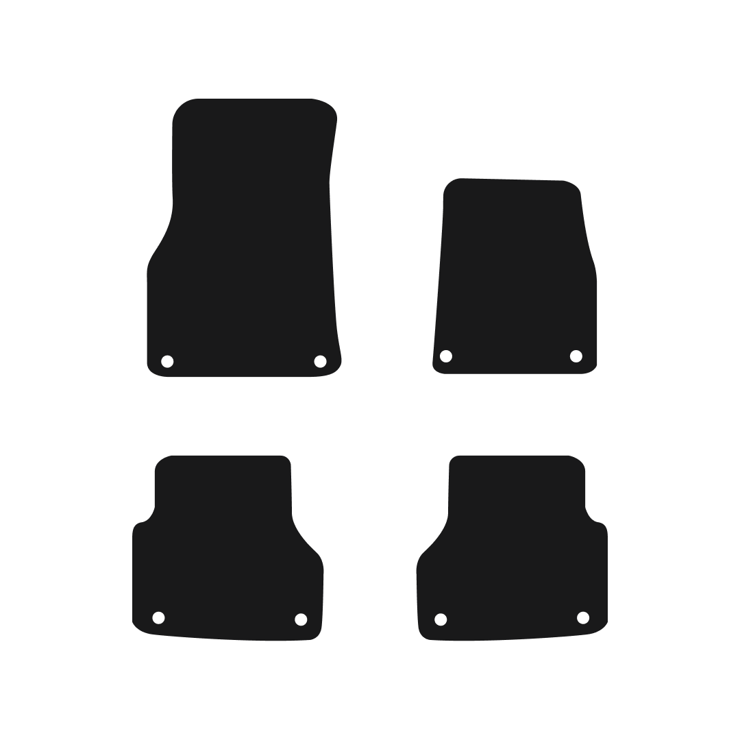Audi A6 (2018-2025) Car Mats Mat Shape