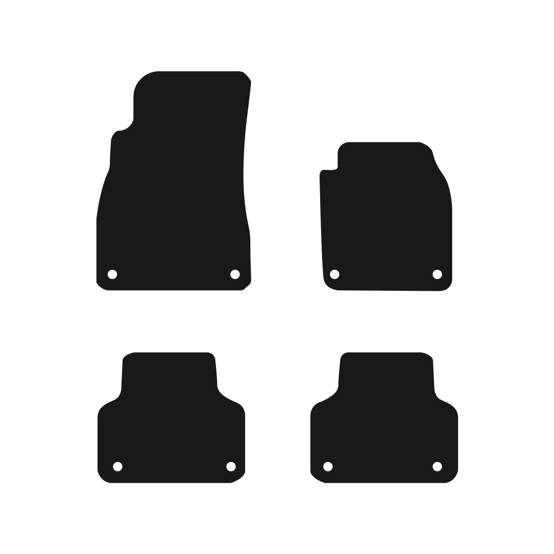 Audi Q8 (2019-2025) Car Mats Mat Shape