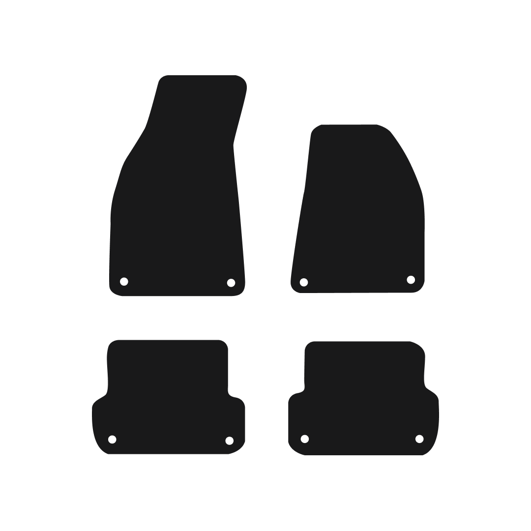 Audi RS4 (2006-2008) Car Mats Mat Shape