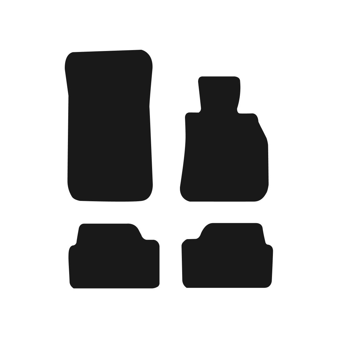BMW 1 Series Hatch E87 (2004-2011) Car Mats Mat Shape
