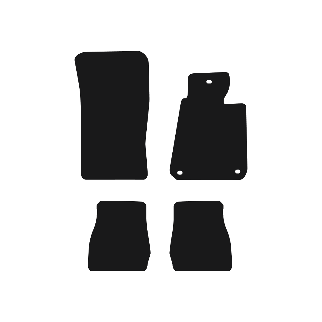 BMW 3 Series E30 Convertible (1982-1993) Car Mats Mat Shape