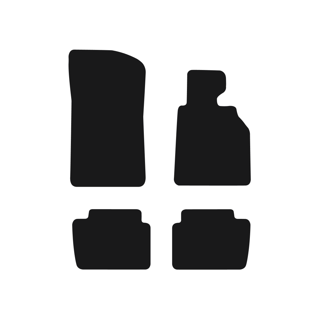 BMW 3 Series E46 Saloon (1998-2005) Car Mats Mat Shape
