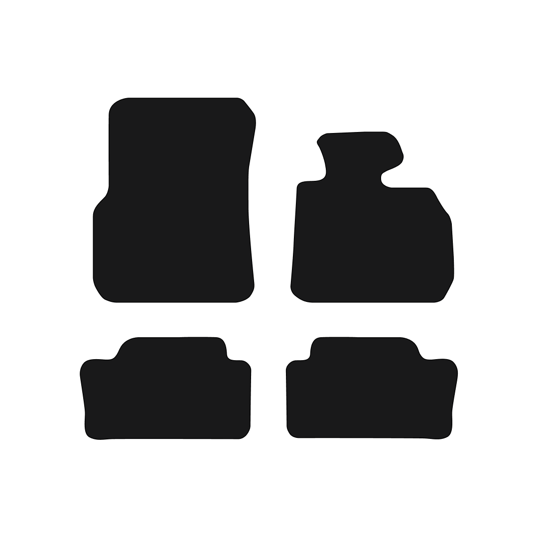 BMW 3 Series F30 & F31 (2012-2019) Car Mats Mat Shape
