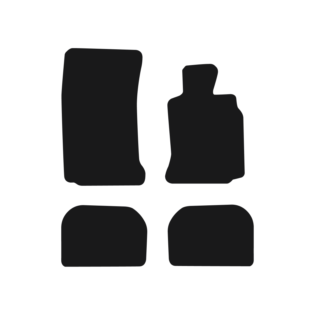 BMW 7 Series E38 (1994-2001) Car Mats Mat Shape