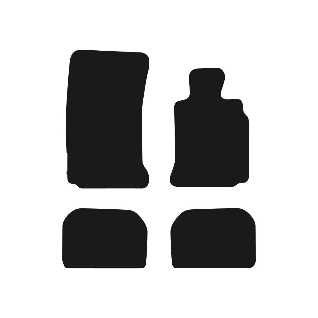 BMW 7 Series E65 (2002-2007) Car Mats Mat Shape