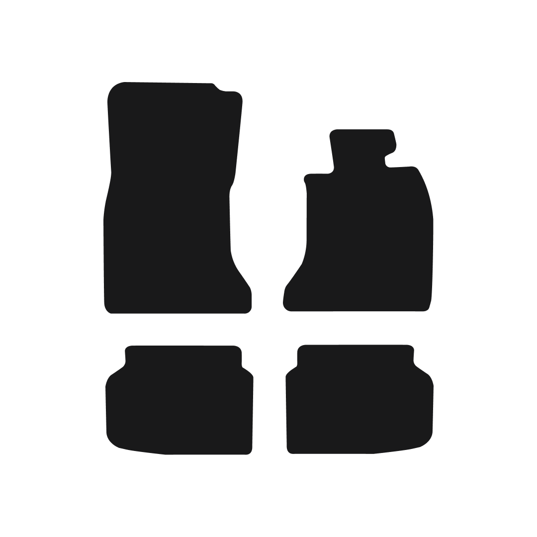 BMW 7 Series F01 & F02 (2009-2015) Car Mats (Pre-Facelift) Mat Shape