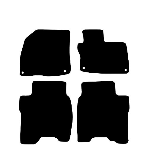 Honda Civic (2008-2012) Car Mats (3 & 5 Door - Honda Clip Version) Mat Shape