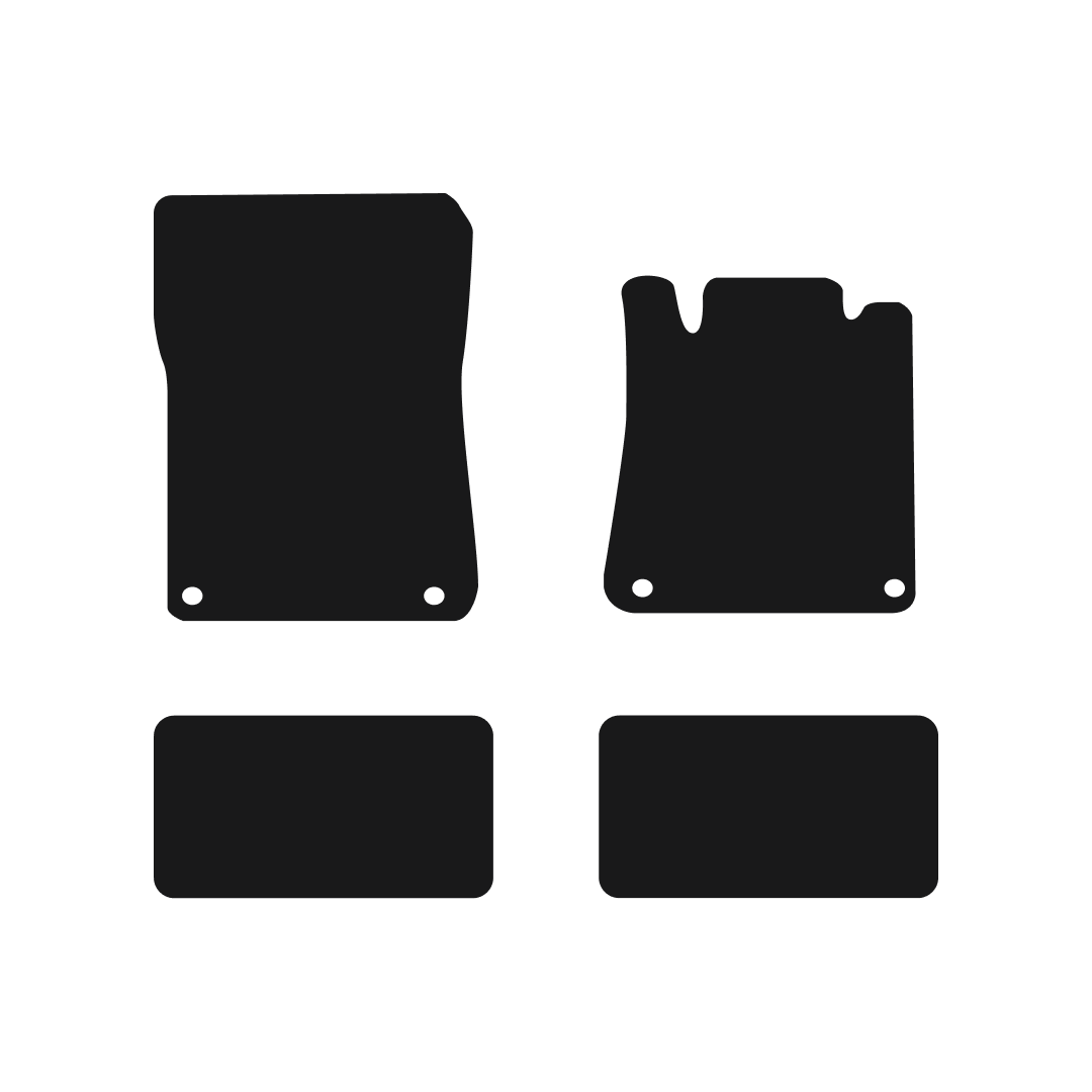 Chrysler Crossfire 2+2 (2003-2008) Car Mats Mat Shape