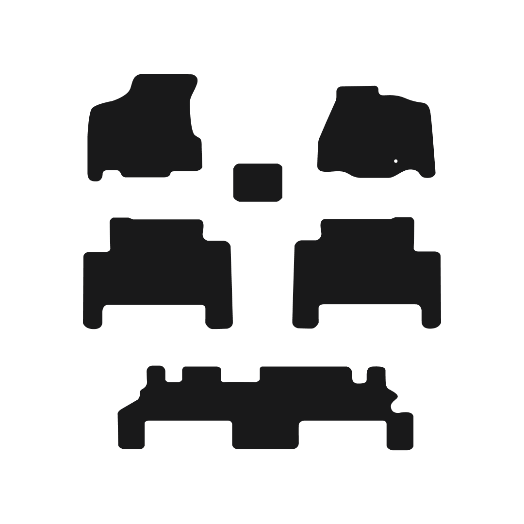 Chrysler Grand Voyager (2012-2015) Car Mats Mat Shape