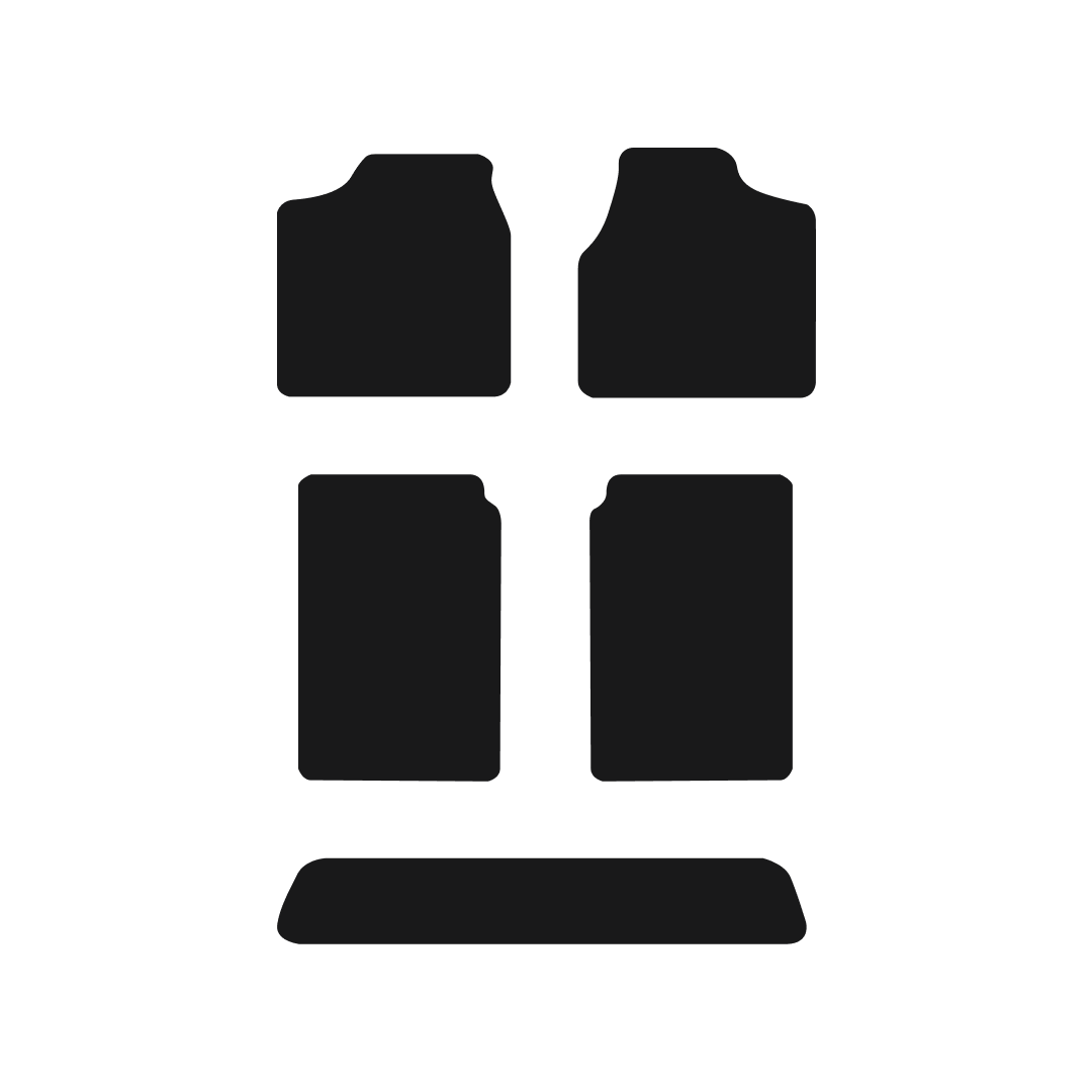 Chrysler Voyager (2001-2004) Car Mats Mat Shape