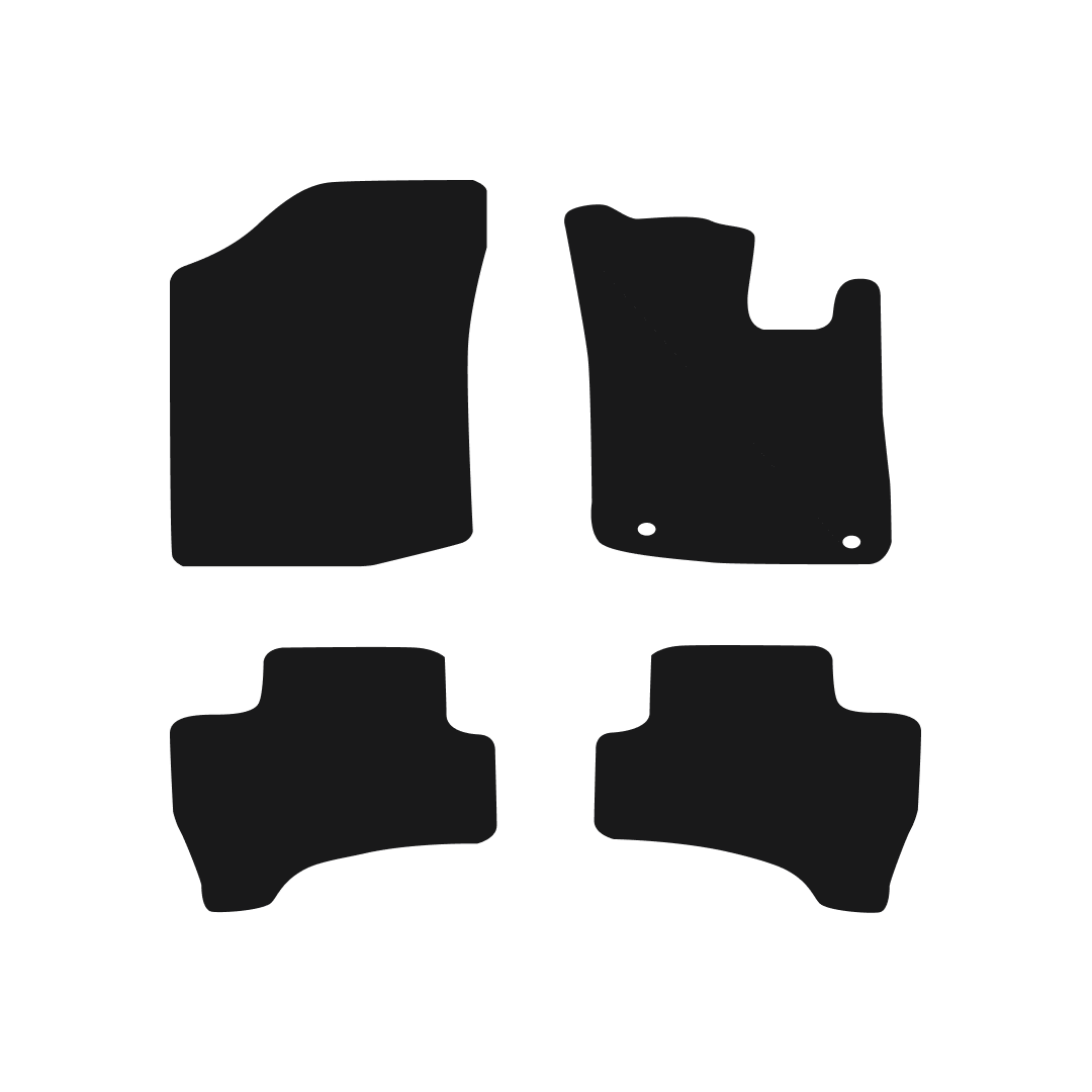 Citroen C1 (2012-2014) Car Mats (Clips Version) Mat Shape