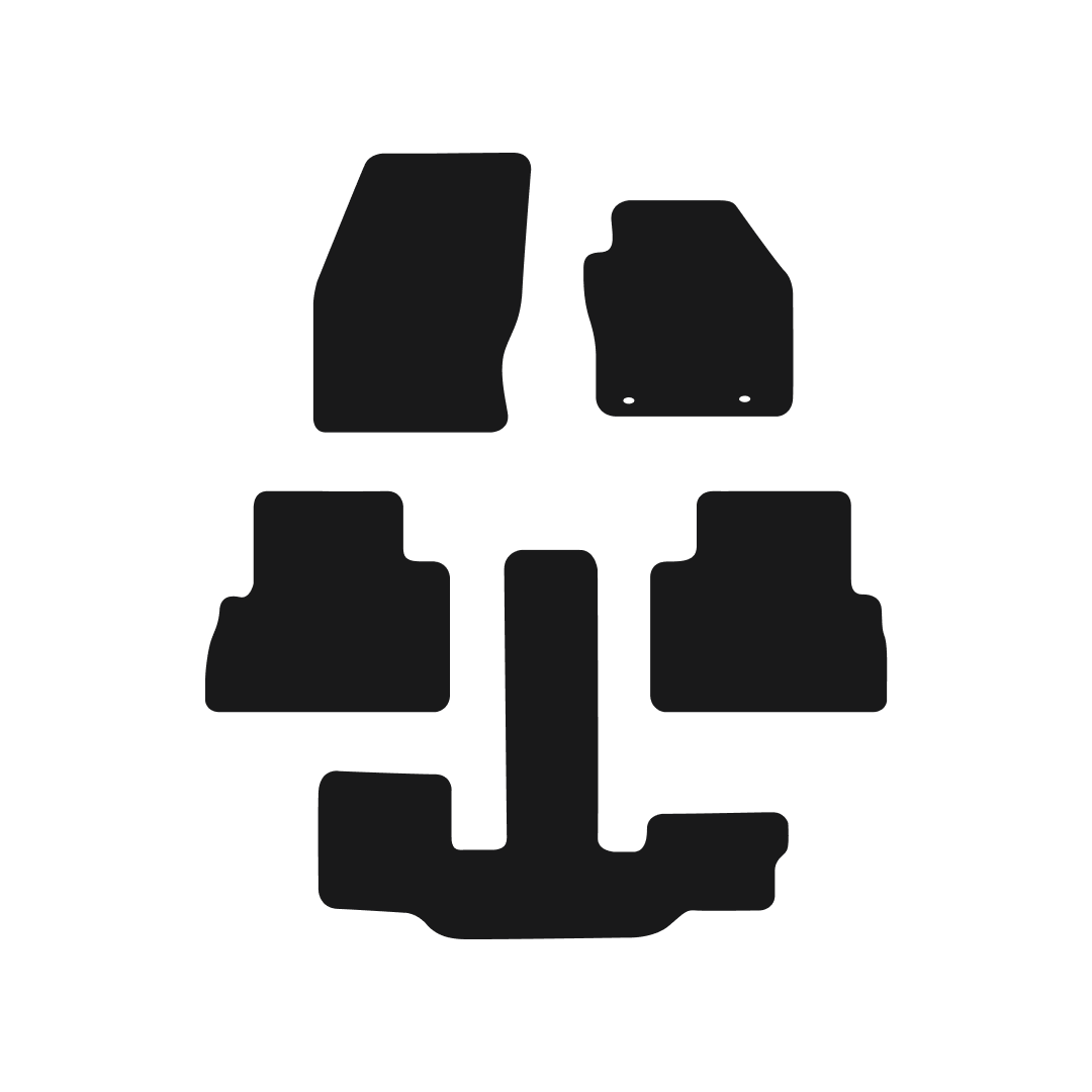 Ford C Max Grand (2011-2013) Oval Clips Car Mats Mat Shape
