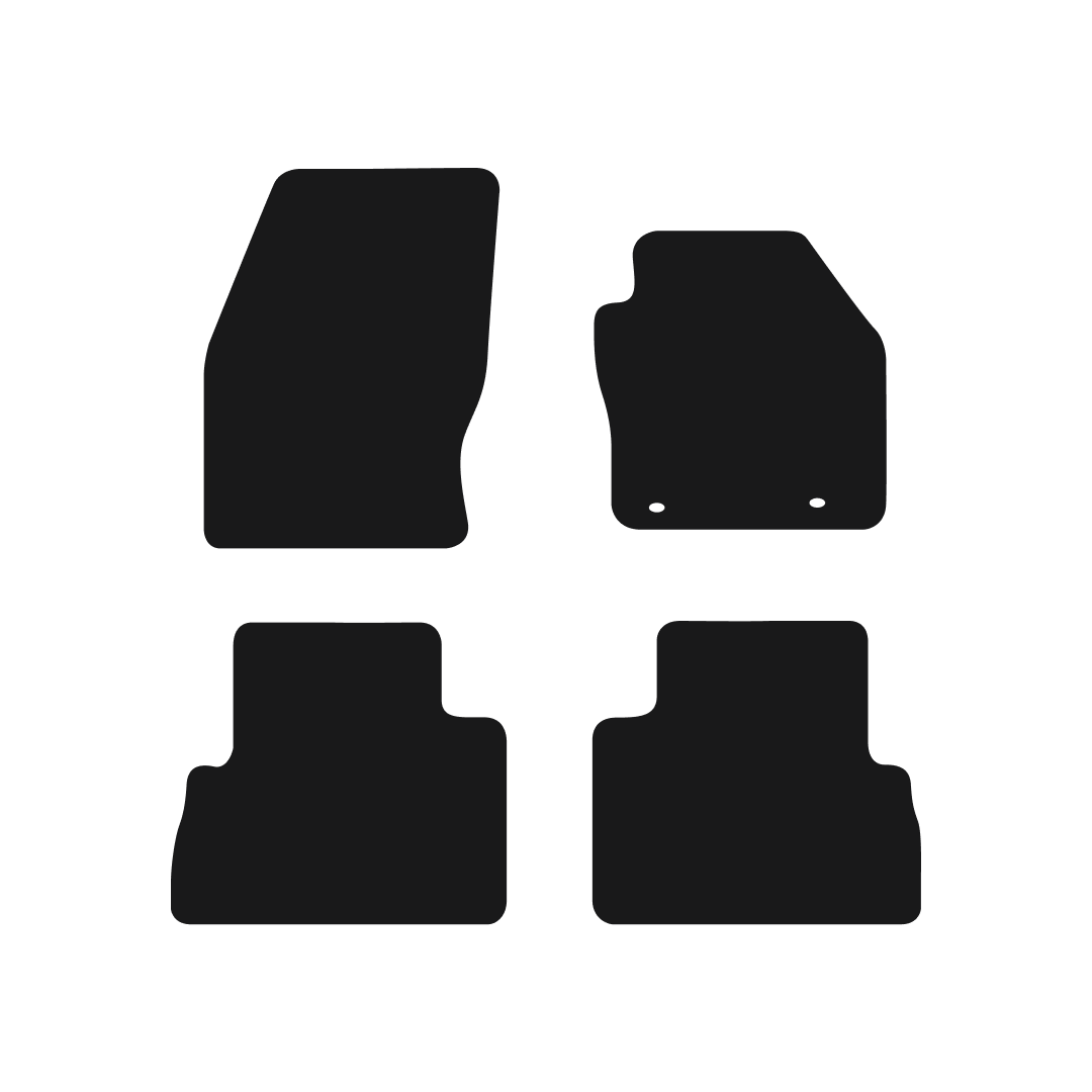 Ford C Max (2011-2013) Oval Clips Car Mats Mat Shape