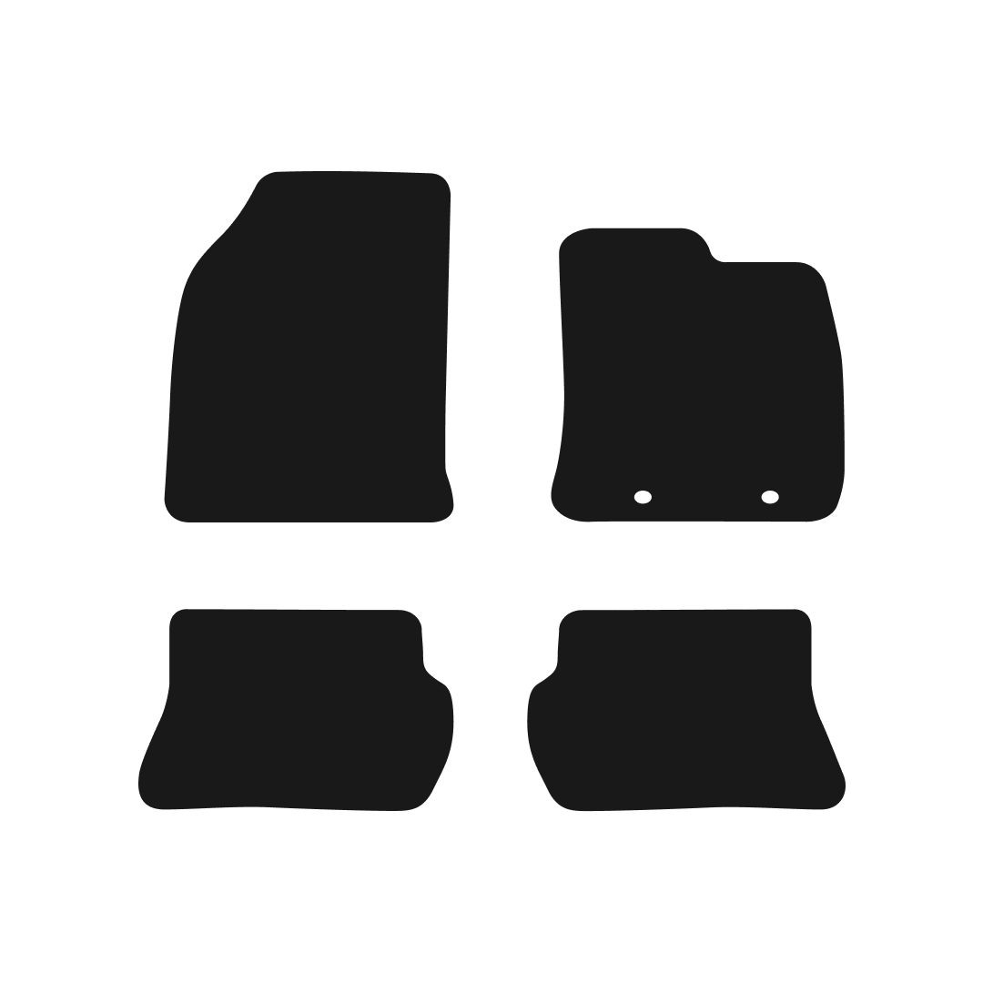 Ford Fiesta MK6 (2002-2008) Car Mats Mat Shape
