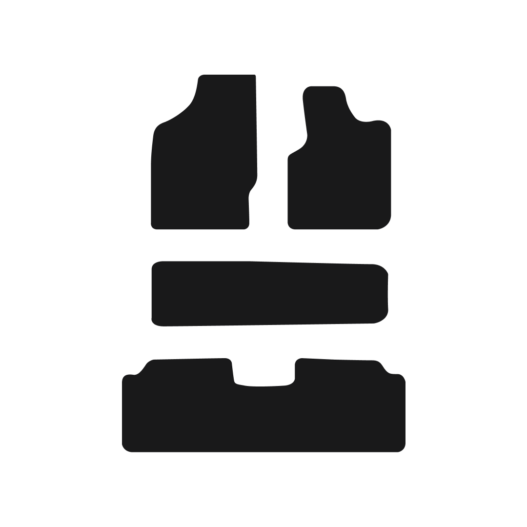 Ford Galaxy (1995-2000) Car Mats Mat Shape