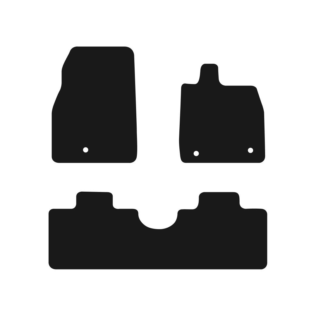 Ford Mustang Mach-E (2020-2025) Car Mats Mat Shape