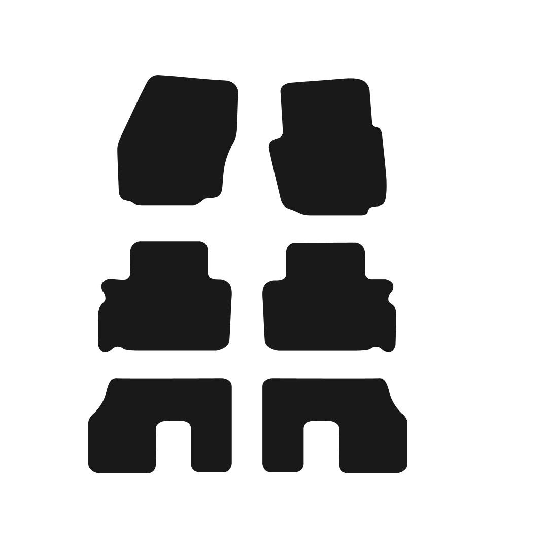 Ford S Max (2006-2010) 7 Seat Mode Car Mats Mat Shape