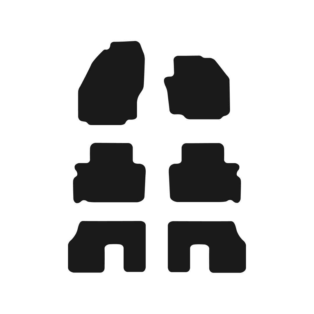 Ford S Max (2010-2011) 7 Seat OEM Hole Mode Car Mats Mat Shape