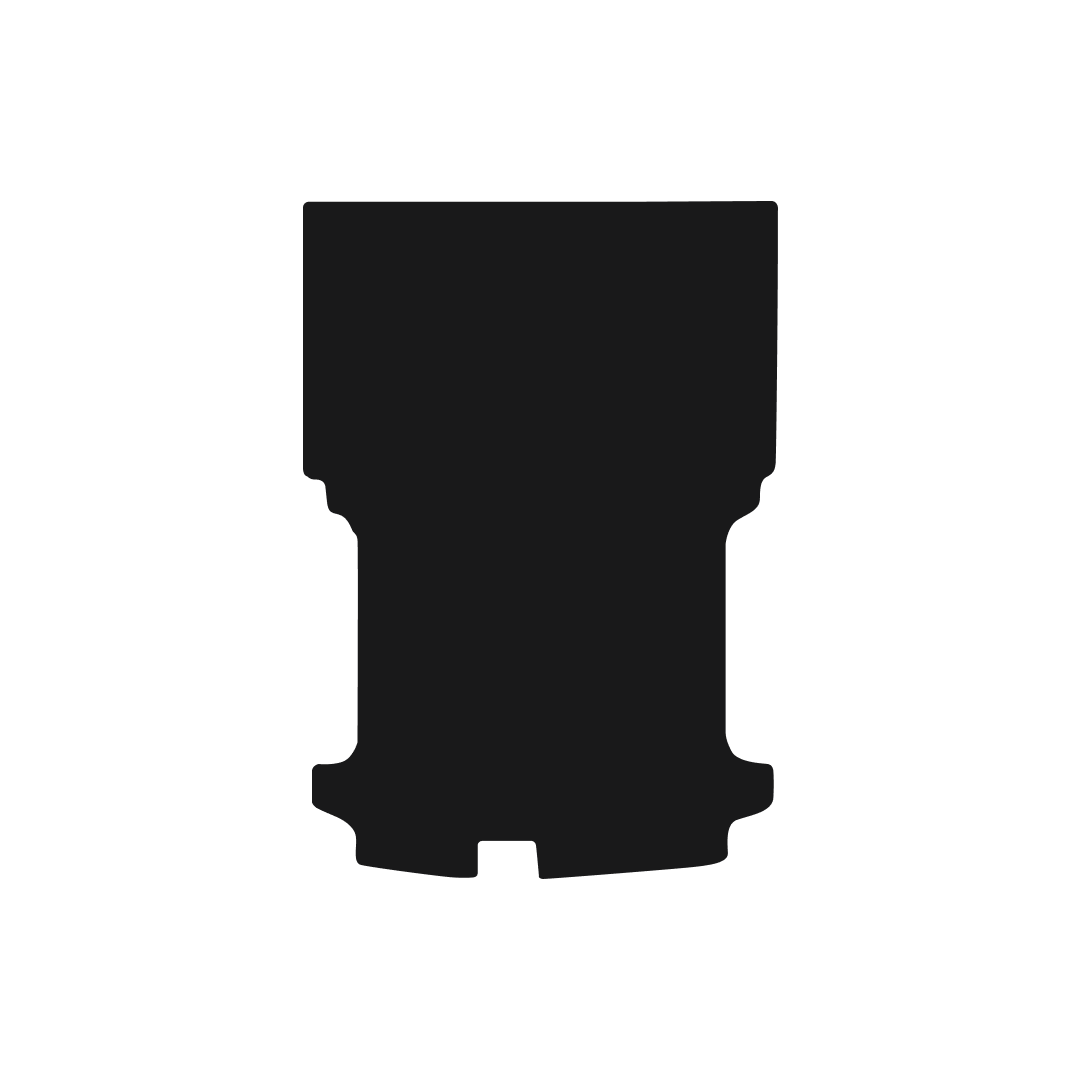 Ford Transit Custom SWB Van (2013-2022) Van Mats (Rear Section Load Mat) Mat Shape