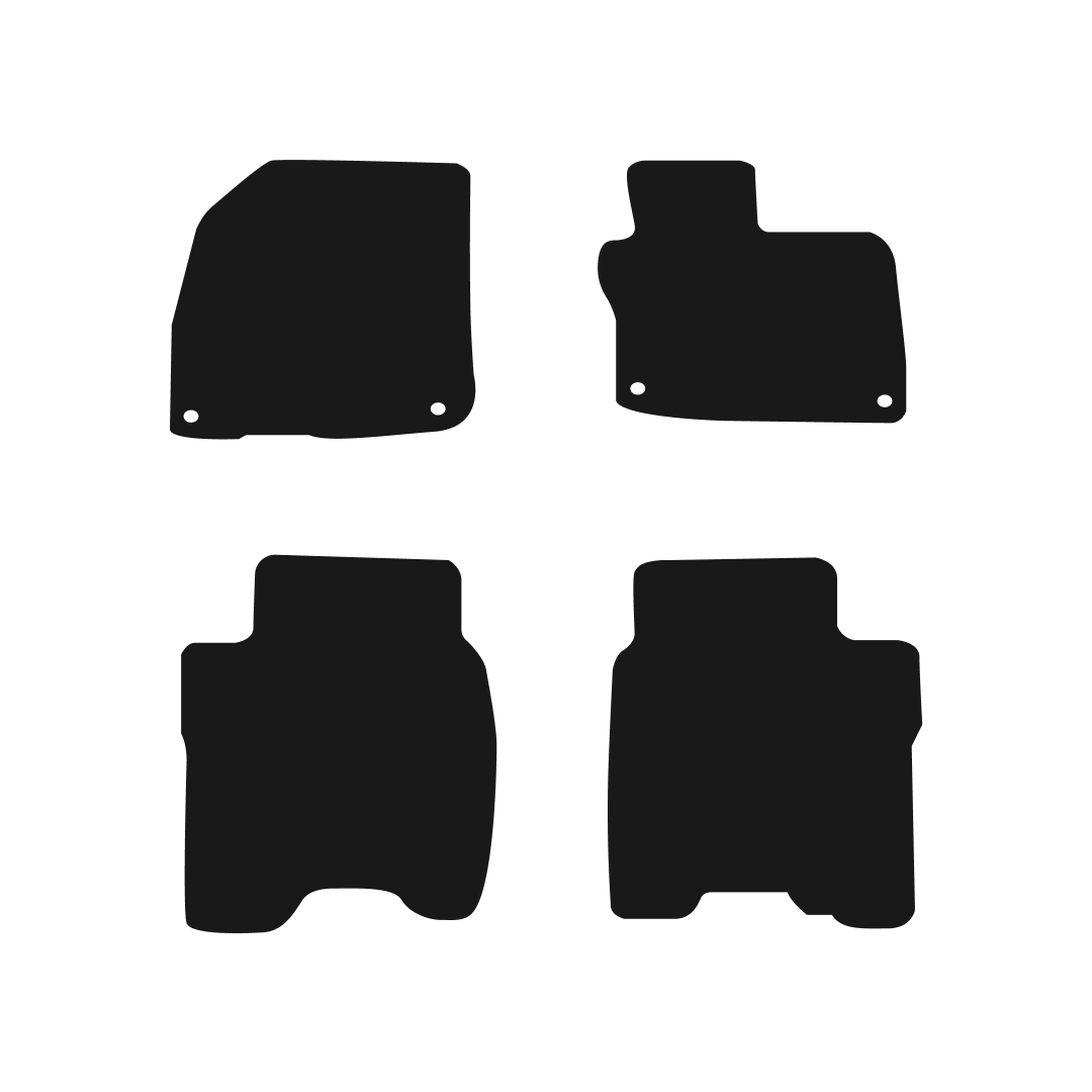 Honda Civic (2008-2012) Car Mats (3 & 5 Door Oval Fixings) Mat Shape