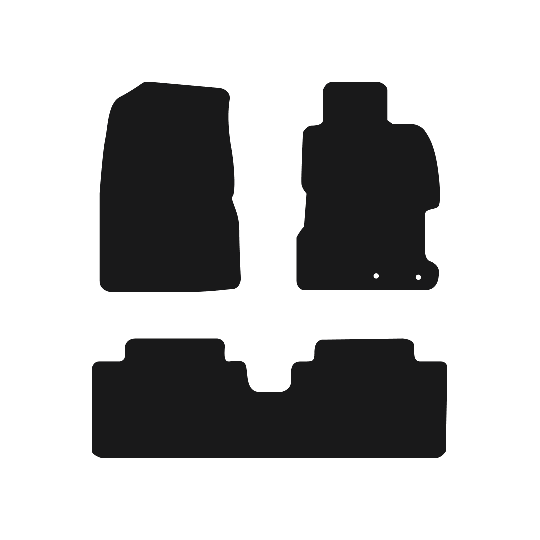 Honda Civic (2000-2004) Car Mats (4 Door) Mat Shape