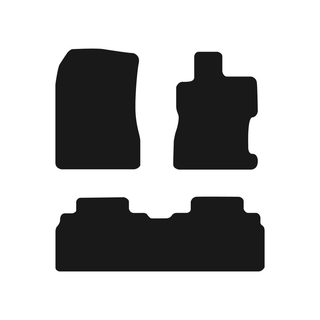Honda Civic Hybrid (2006-2011) Car Mats (4 Door) Mat Shape