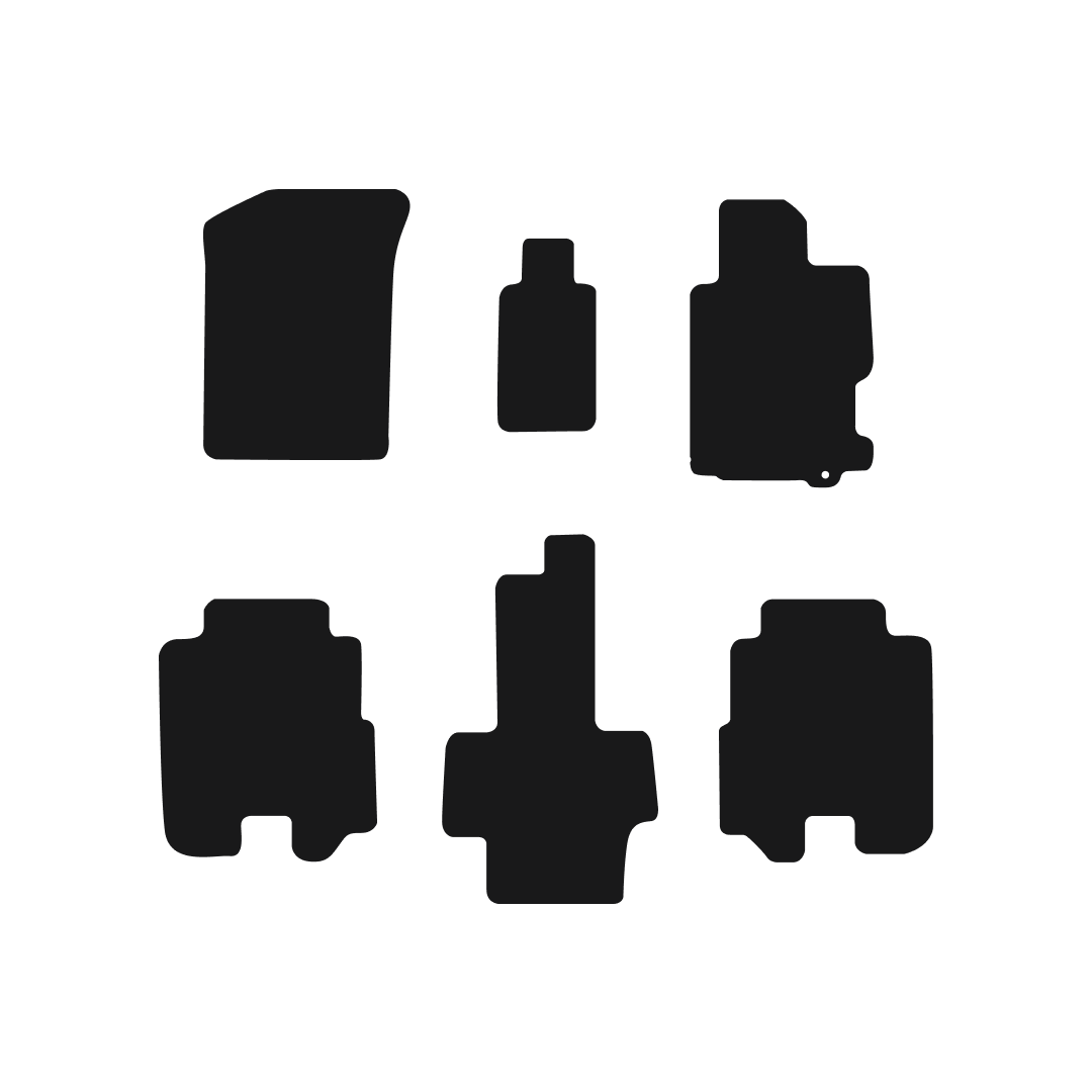 Honda FR-V (2004-2024) Car Mats Mat Shape