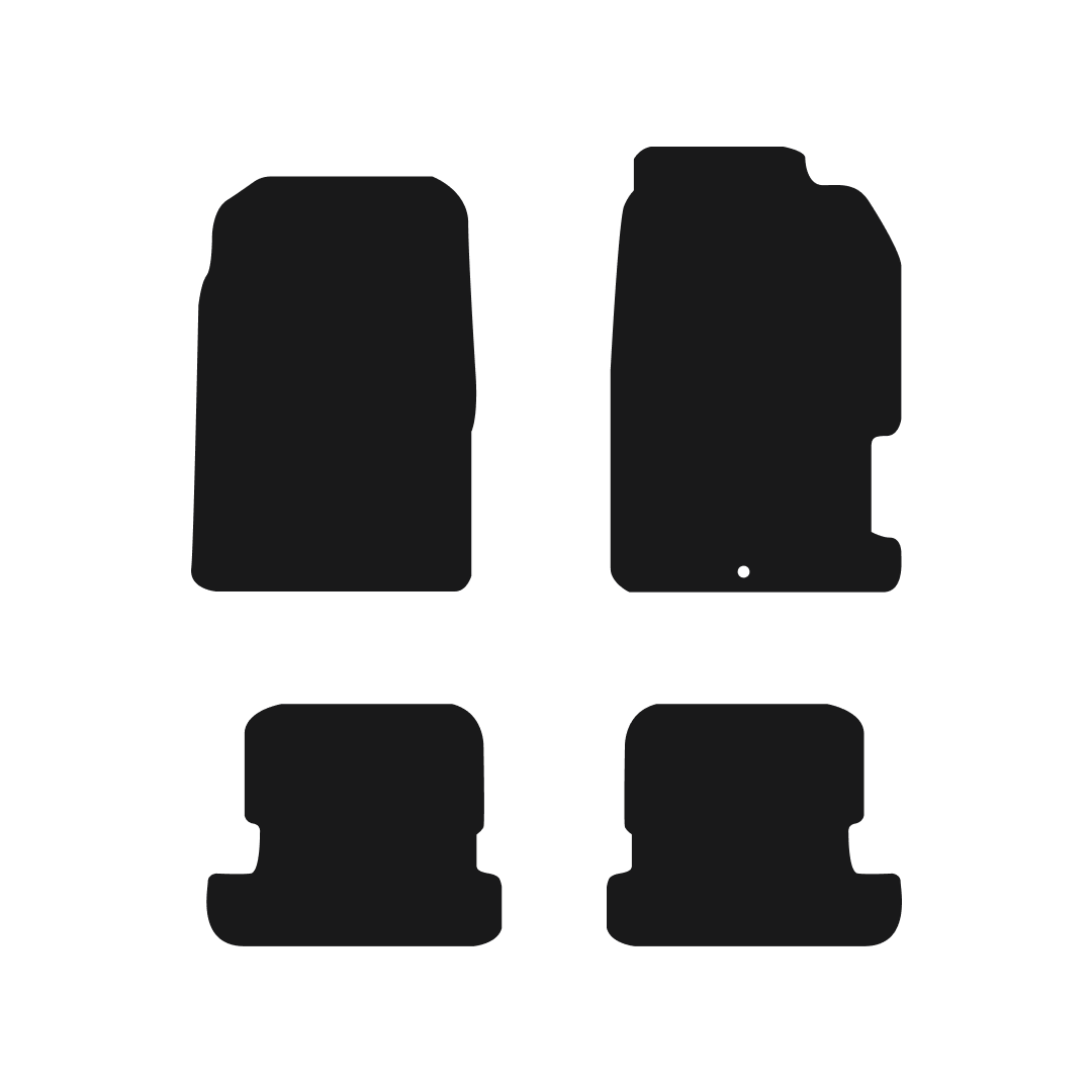 Honda Prelude (1996-2001) Car Mats Mat Shape
