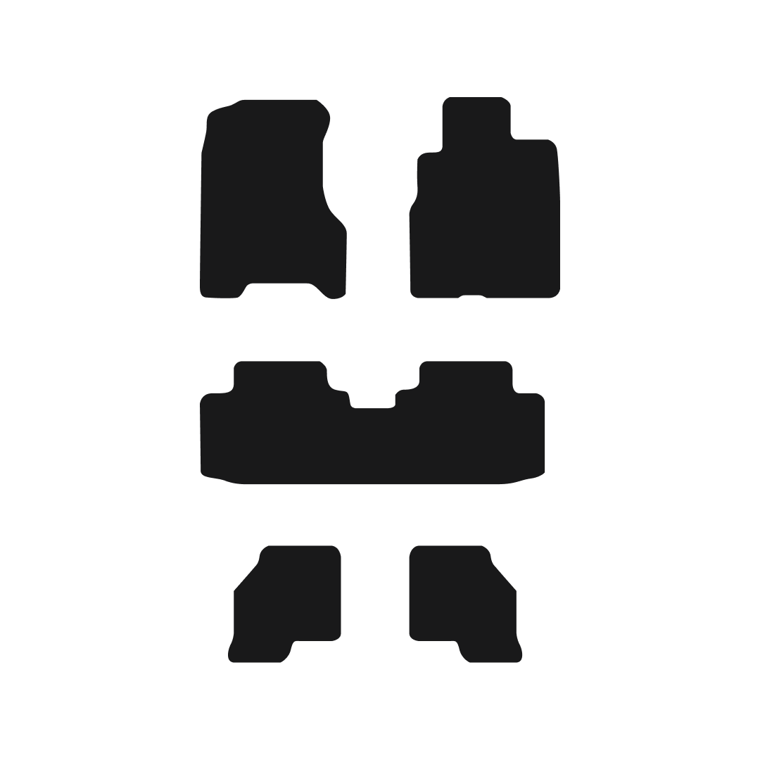 Honda Stream (2001-2024) Car Mats Mat Shape