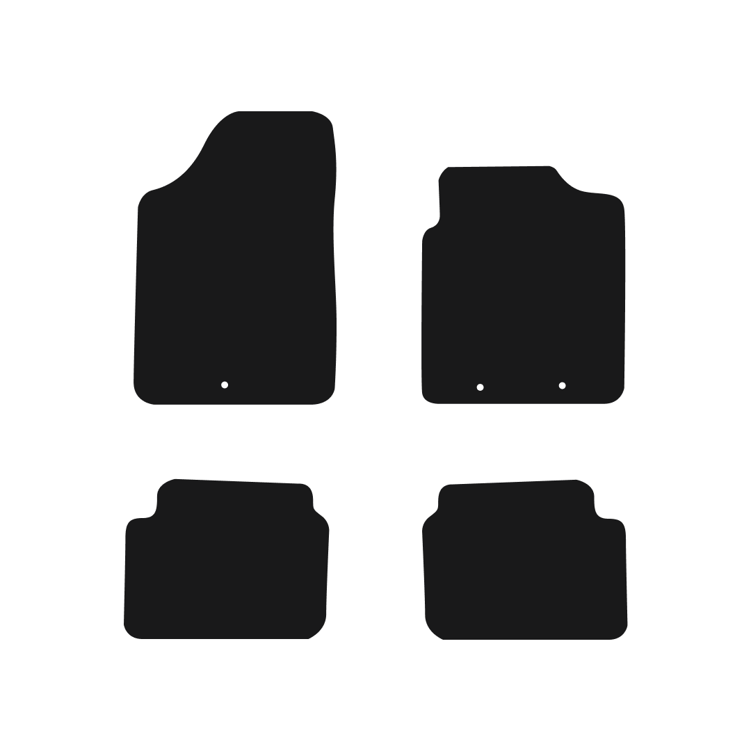 Hyundai i10 (2009-2014) Car Mats Mat Shape