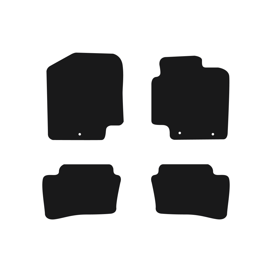 Hyundai i20 (2008-2014) Car Mats (3 Clips) Mat Shape