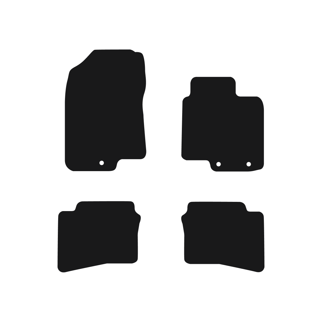 Hyundai i20 (2015-2020) Car Mats (Stud Fixing) Mat Shape