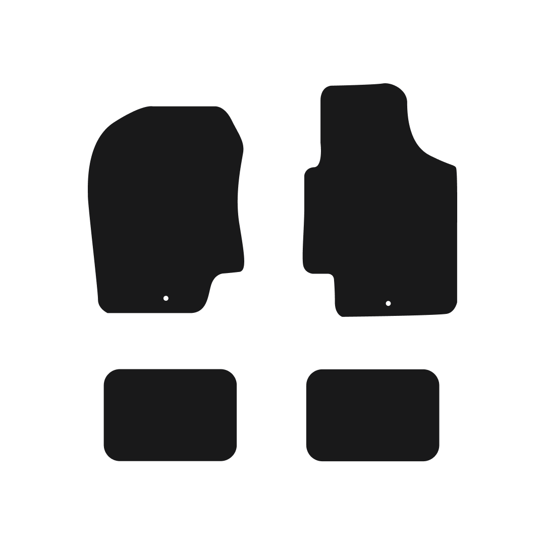 Hyundai i20 (2010-2014) Car Mats (2 clips) Mat Shape